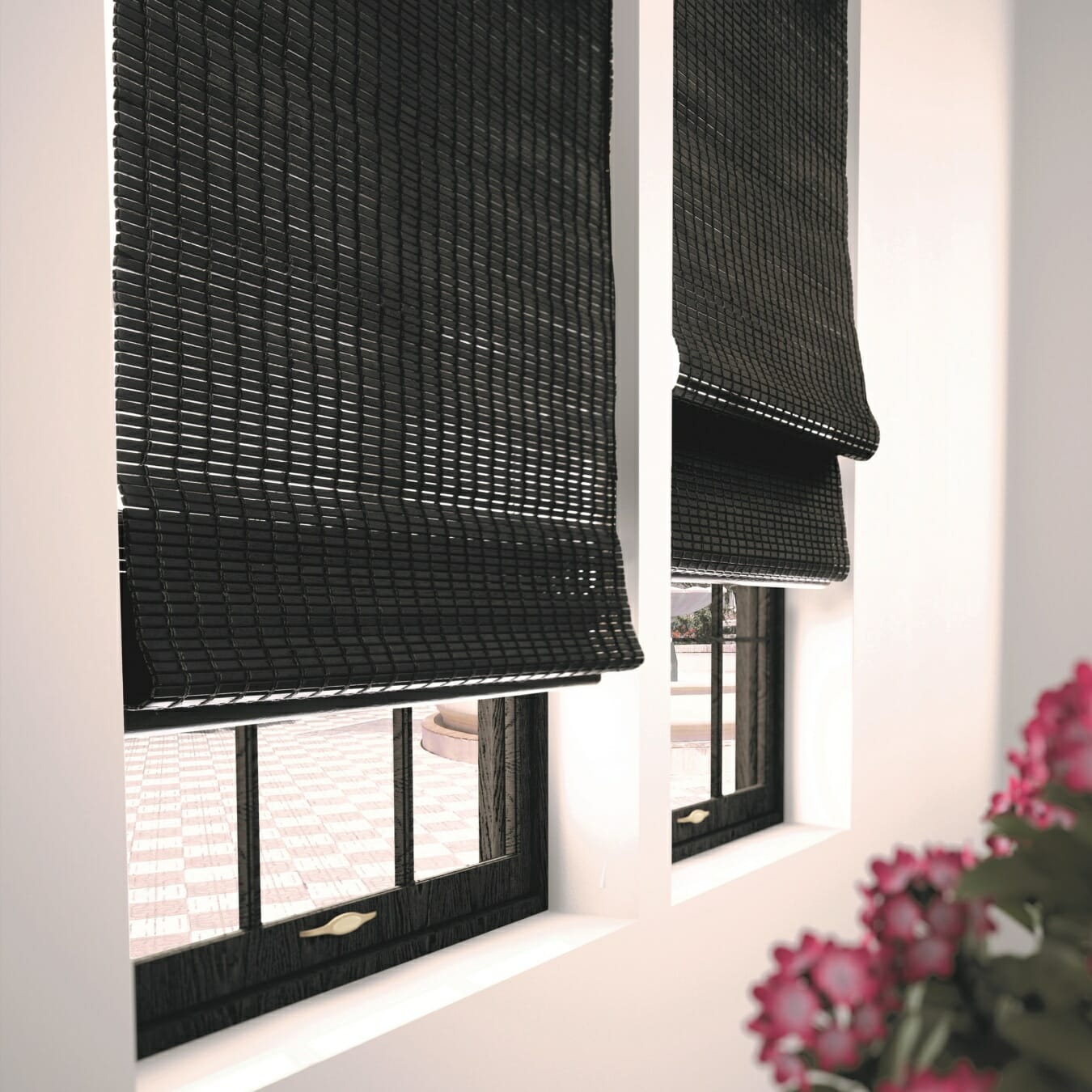 Wooninspiratie: donkere raamdecoratie trend Zonnelux